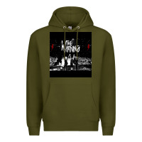 Army Green The warning Tour Premium Hoodie - linhVisuals