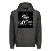 Charcoal Heather The warning Tour Premium Hoodie - linhVisuals
