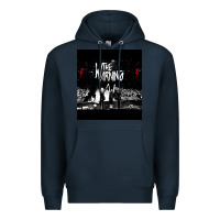 Navy The warning Tour Premium Hoodie - linhVisuals