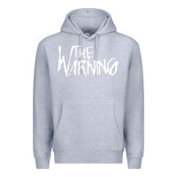 Heather Grey The warning Style Premium Hoodie - linhVisuals