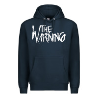 Navy The warning Style Premium Hoodie - linhVisuals