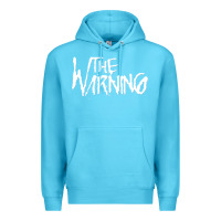 Ocean Blue The warning Style Premium Hoodie - linhVisuals