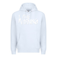 White The warning Style Premium Hoodie - linhVisuals