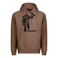 Chestnut cool unique sasquash sasquatch and squash bigfoot t shirt Premium Hoodie - linhVisuals