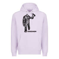 Lilac cool unique sasquash sasquatch and squash bigfoot t shirt Premium Hoodie - linhVisuals