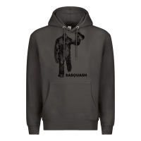 Smoke cool unique sasquash sasquatch and squash bigfoot t shirt Premium Hoodie - linhVisuals