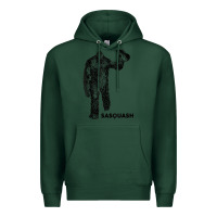 Sports Green cool unique sasquash sasquatch and squash bigfoot t shirt Premium Hoodie - linhVisuals