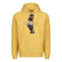 Antique Gold rottweiler reflection t shirt funny father's day dog gifts Premium Hoodie - linhVisuals