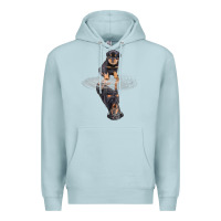 Blue Mist rottweiler reflection t shirt funny father's day dog gifts Premium Hoodie - linhVisuals