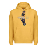 Mustard rottweiler reflection t shirt funny father's day dog gifts Premium Hoodie - linhVisuals