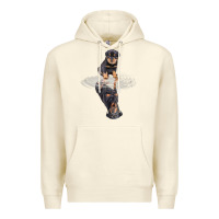 Sandshell rottweiler reflection t shirt funny father's day dog gifts Premium Hoodie - linhVisuals