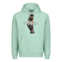 Seafoam rottweiler reflection t shirt funny father's day dog gifts Premium Hoodie - linhVisuals