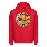 Red ski doo vintage snowmobiles Premium Hoodie - linhVisuals
