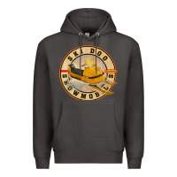 Smoke ski doo vintage snowmobiles Premium Hoodie - linhVisuals
