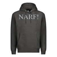 Charcoal Heather narf Premium Hoodie - linhVisuals