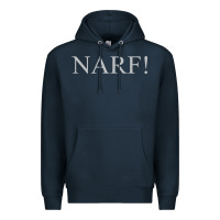 Navy narf Premium Hoodie - linhVisuals