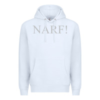 White narf Premium Hoodie - linhVisuals