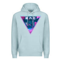 Blue Mist tired japanese otaku   abandoned city street art t shirt Premium Hoodie - linhVisuals