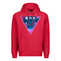 Cardinal tired japanese otaku   abandoned city street art t shirt Premium Hoodie - linhVisuals