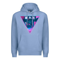 Colony Blue tired japanese otaku   abandoned city street art t shirt Premium Hoodie - linhVisuals
