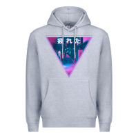 Heather Grey tired japanese otaku   abandoned city street art t shirt Premium Hoodie - linhVisuals