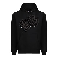 Black oreo lover  cookies Premium Hoodie - linhVisuals