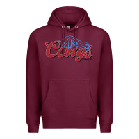 Burgundy wsu cougs light blue Premium Hoodie - linhVisuals