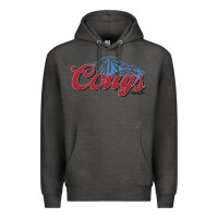 Charcoal Heather wsu cougs light blue Premium Hoodie - linhVisuals