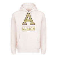 Pale Pink albion college athleticpurple Premium Hoodie - linhVisuals