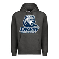 Charcoal Heather drew university vectorized Premium Hoodie - linhVisuals