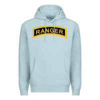 Blue Mist army ranger tab   black & gold   army ranger tab black gold Premium Hoodie - linhVisuals