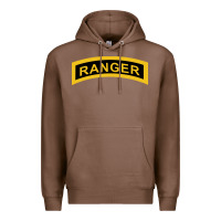 Chestnut army ranger tab   black & gold   army ranger tab black gold Premium Hoodie - linhVisuals