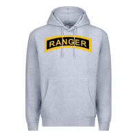 Heather Grey army ranger tab   black & gold   army ranger tab black gold Premium Hoodie - linhVisuals