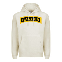 Oatmeal Heather army ranger tab   black & gold   army ranger tab black gold Premium Hoodie - linhVisuals
