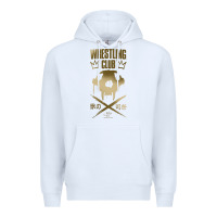 White tekken inspired king design premium t shirt Premium Hoodie - linhVisuals