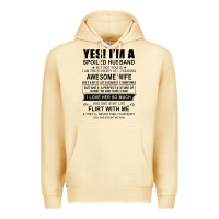 Pina Colada yes i'm a spoiled husband ..awesome wife t shirt Premium Hoodie - linhVisuals