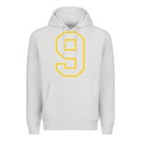 Dove Grey number #9 sports jersey uniform Premium Hoodie - linhVisuals