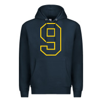 Navy number #9 sports jersey uniform Premium Hoodie - linhVisuals