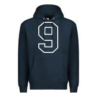 Navy number #9 sports jersey uniform Premium Hoodie - linhVisuals