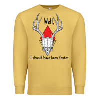 Antique Gold I should have been faster Premium Sweatshirt - Bettercallsaul