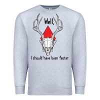 Heather Grey I should have been faster Premium Sweatshirt - Bettercallsaul