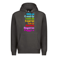 Smoke althea cassidy name woman mans Premium Hoodie - linhVisuals