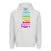 Dove Grey althea cassidy name woman mans Premium Hoodie - linhVisuals