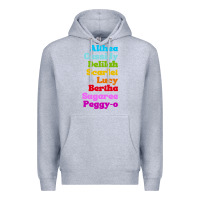 Heather Grey althea cassidy name woman mans Premium Hoodie - linhVisuals