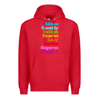 Red althea cassidy name woman mans Premium Hoodie - linhVisuals
