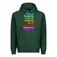Sports Green althea cassidy name woman mans Premium Hoodie - linhVisuals