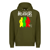 Army Green otls heathers Premium Hoodie - linhVisuals