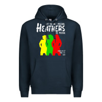 Navy otls heathers Premium Hoodie - linhVisuals