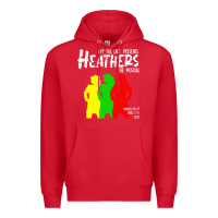 Red otls heathers Premium Hoodie - linhVisuals