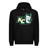 Black keuka college wolf vectorized Premium Hoodie - linhVisuals